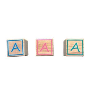 cube en bois lettre couleur Bobidibou anniversaire enfant achat matériel France0