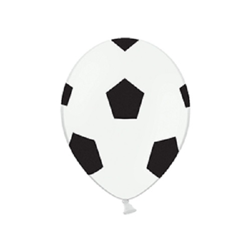 Paquet de 5 ballons en latex - Thème Football - Bobidibou