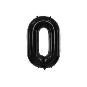 Ballon 0 Noir chiffre 86cm achat matériel décoration anniversaire enfant Bobidibou 01 Pays de Gex France