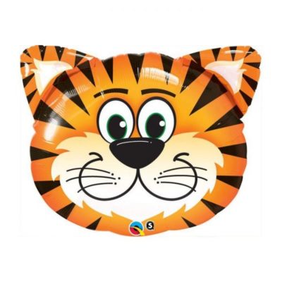 Ballon Aluminium 14″ Tickled Tigre Bobidibou evenement anniversaire enfant location décoration matériel 01 genève