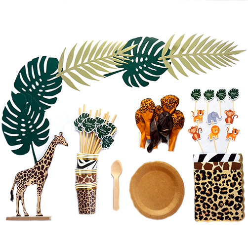 Notre Petit Kit Decoration Anniversaire Jungle Bobidibou