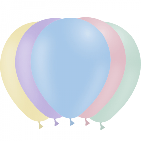 Assortiment de 10 ballons pastel en latex - Bobidibou
