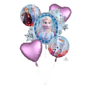 bouquet Ballons reine des Neiges Bobidibou evenement anniversaire enfant location décoration matériel 01 genève